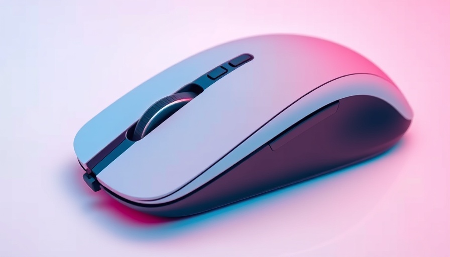Modern computer mouse symbolizing death of double-clicking in UX design.