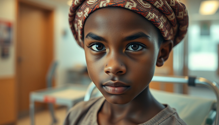 Young man indoors with hospital cart in background, warm tones.