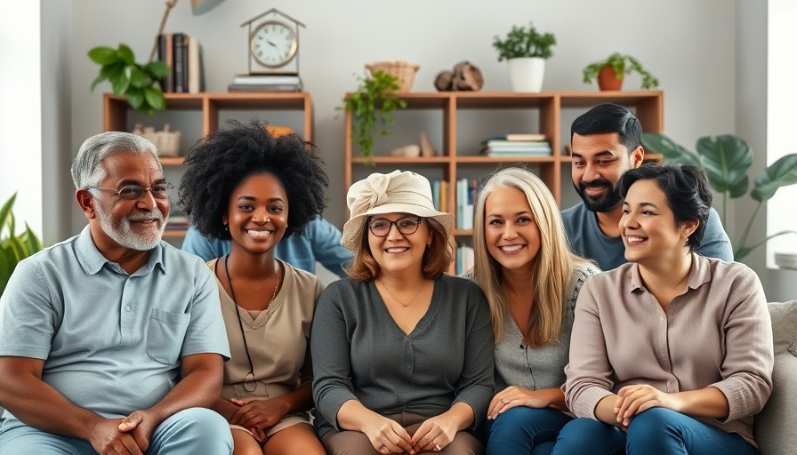 Diverse group on a video call discussing telehealth medication abortions.