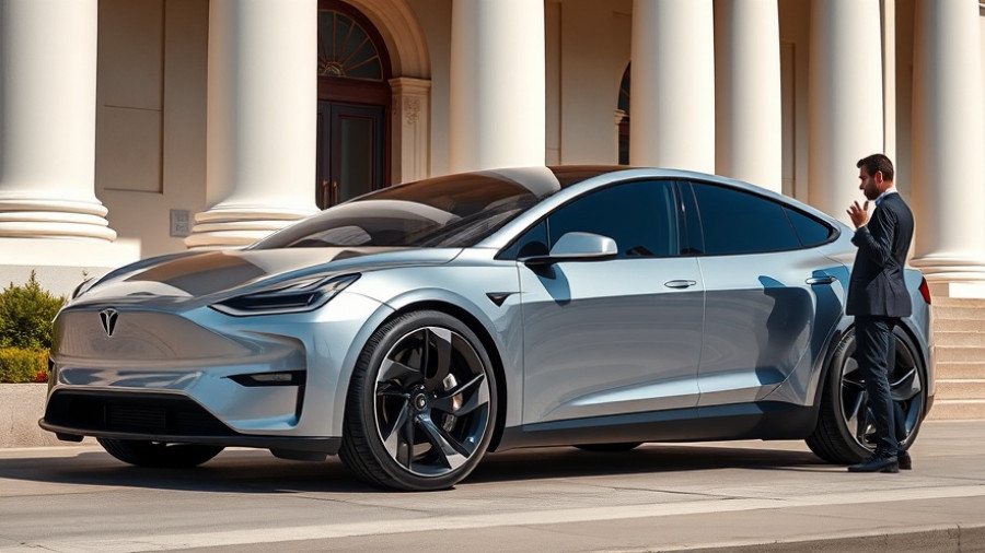Tesla Cybertruck outside a grand building, part of Q3 2025 earnings context.