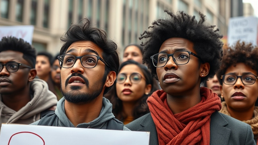 Diverse crowd holding protest signs about SNAP benefits during shutdown.