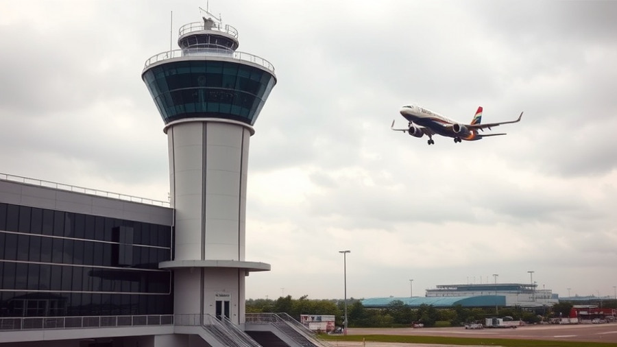 Impact of government shutdown on airport control tower operations.