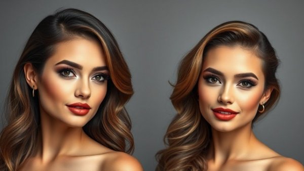 Miss Universe contestants 2025 posing elegantly with styled hair.