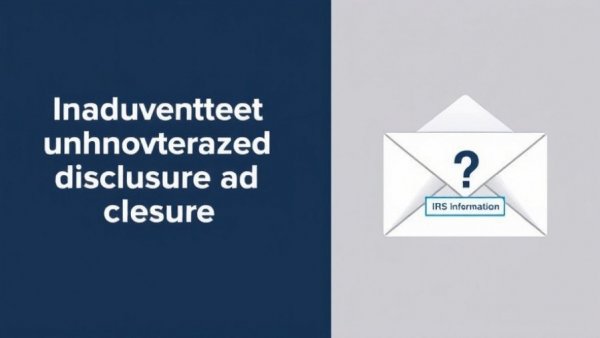 Graphic on inadvertent unauthorized disclosure IRS information.