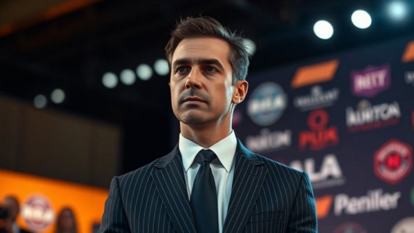 Man in suit at event, related to Michael Burry AI Bubble.