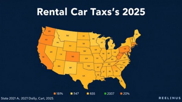 Rental Car Taxes by State, 2025