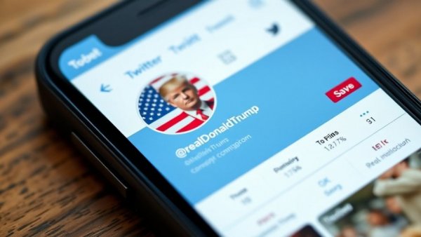 Smartphone screen showing social media profile with engagement metrics.