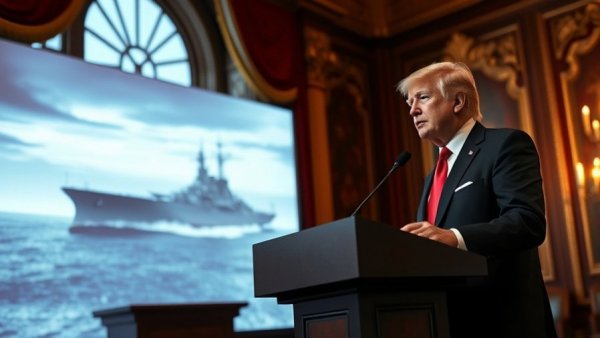 Trump-class battleship cost concerns: Presentation highlighting concept and cost issues.