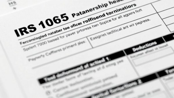 IRS Form 1065 for Partnerships showing detailed sections for 2024 tax year.