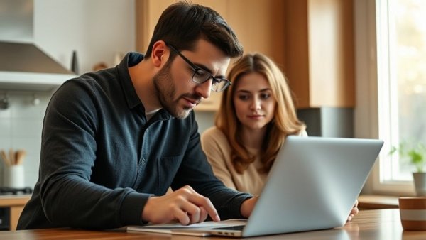 Couple reviewing finances, Property Tax Deductions and Capital Gains Tax Guide.