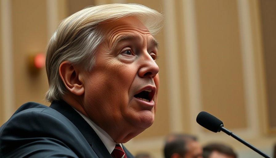 Person at congressional hearing related to Epstein documents.