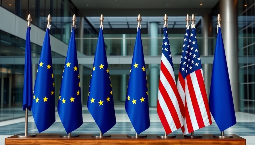 EU and USA flags symbolizing unity and cooperation on Russia sanctions energy dependency.