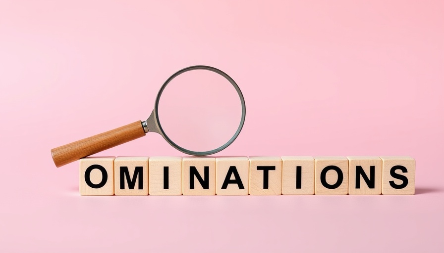 Nominations concept with magnifying glass; Leasing Life Awards 2025.