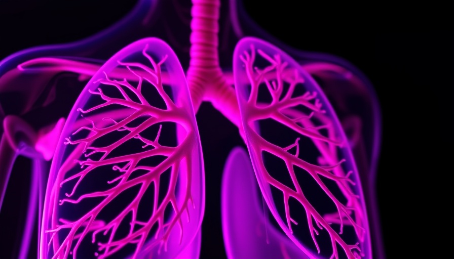 Detailed anatomical model of lungs for pulmonary hypertension treatments.