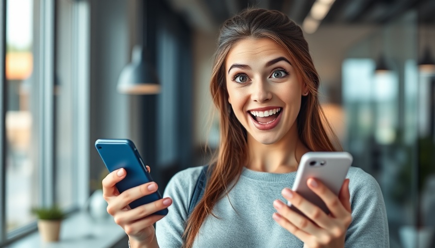 Surprised young woman demonstrating dental care habits with products.