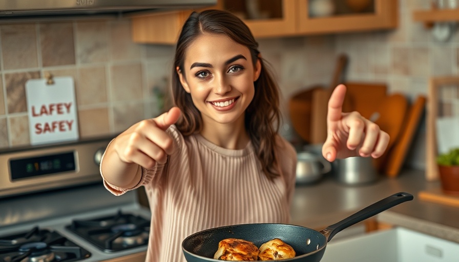 Woman warns about cooking chicken safely to avoid salmonella infection.