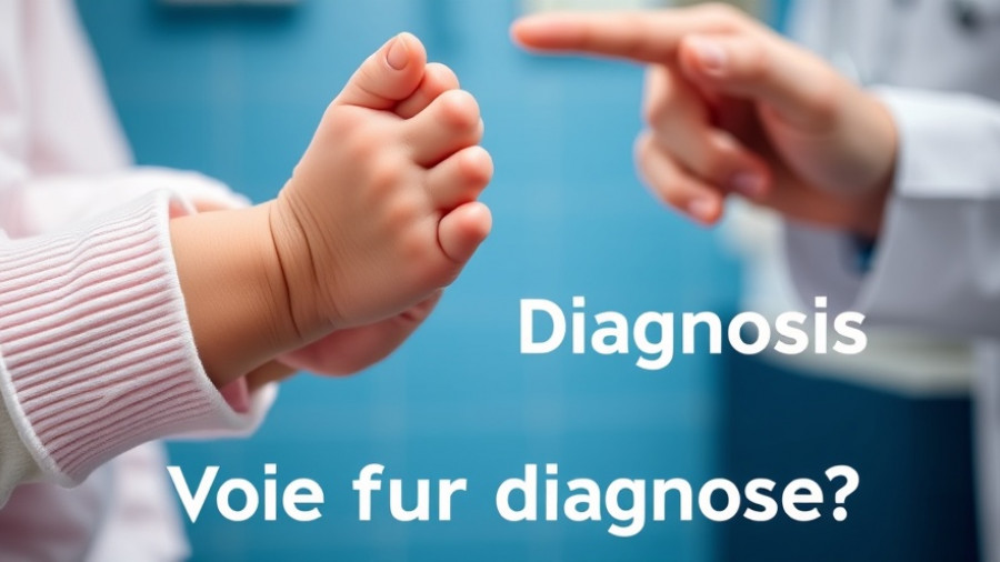 Diaper dermatitis treatment context showing baby foot examination.