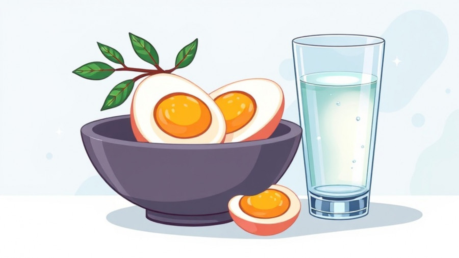 Colorful cartoon illustration of a bowl and glass of water, abstract design.