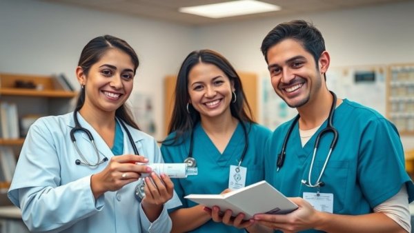 Healthcare professionals explain how to use an EpiPen.