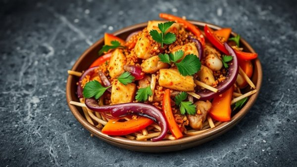 Recipe Club & Whole Health Tribe vibrant meal in a bowl.