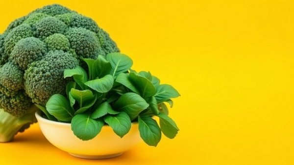 Comparison of immune-boosting foods: spinach vs broccoli.