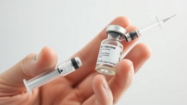 Delaying Hepatitis B Vaccine for Newborns: close-up of vial and syringe.