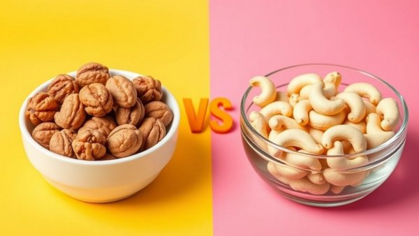 Walnuts vs. Cashews comparison for heart and brain health.
