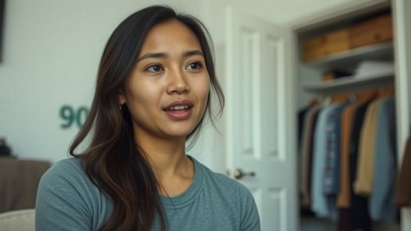 Engaging video of woman discussing how to prevent dental problems.