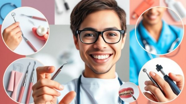 Temp dental hygienists tools and essentials collage