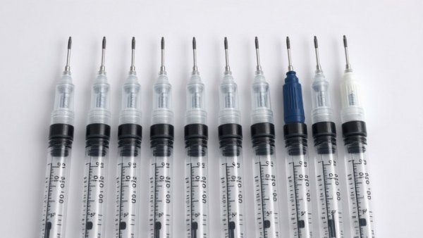 Injector pens in a row depicting Ozempic weight loss side effects.