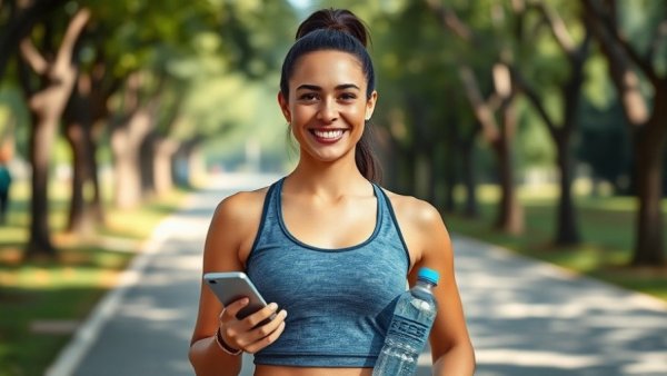 Confident woman promoting GLP-1 receptor agonists and heart health.