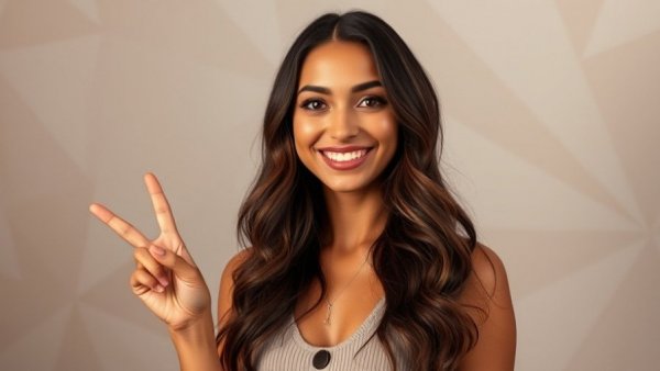 Confident woman smiling, emphasizing cervical cancer screening importance.