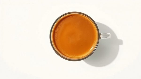 Cup of coffee on white background highlighting coffee's liver health benefits.