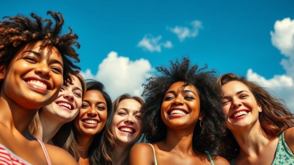 Women enjoying a sunny day, showcasing genetic advantages of red hair.