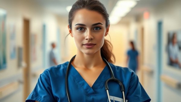 Focused healthcare worker with stethoscope discussing CKM syndrome cancer risk.