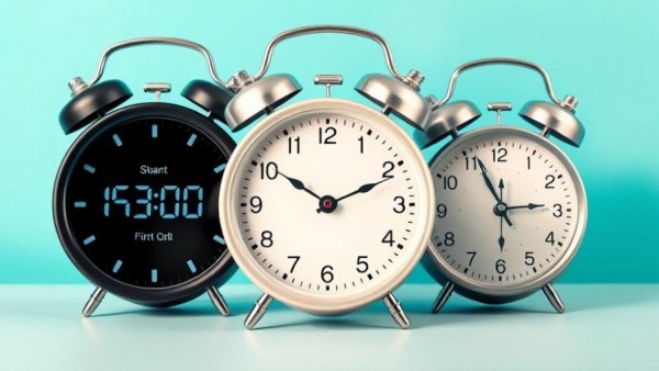 Three best alarm clocks for heavy sleepers on turquoise background.