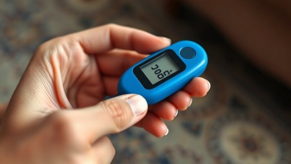 Checking blood sugar with one of the best glucose meters indoors.
