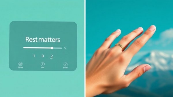 Hand with Oura Ring 4 and readiness score display.