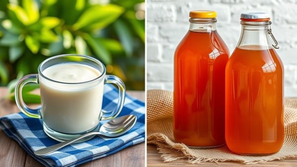 Best foods for gut health and digestion: kefir vs kombucha.