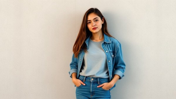 Common causes of vaginal itching concept represented by a woman in casual clothes.