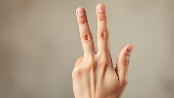 Fingers crossed hand gesture, hope and positivity symbol