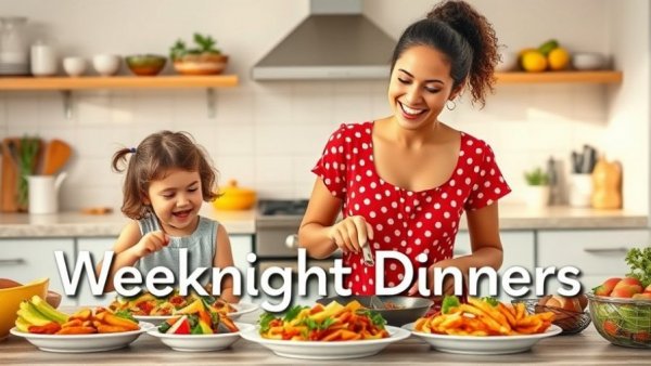 Easy Summer Dinner Recipes: Cheerful woman cooking vibrant meals.