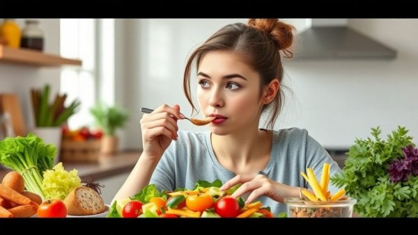 Colorful healthy eating collage with empty fridge theme