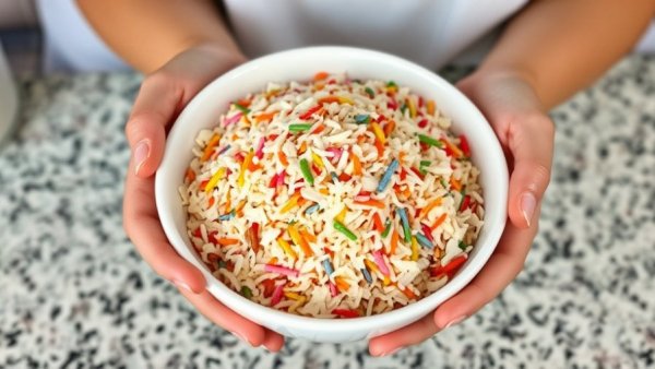 Homemade Coconut Sprinkles in a vibrant, detailed setup.