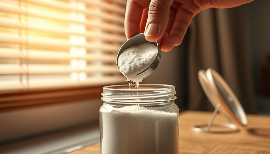 Close-up of hands measuring powder in sunlit room for melatonin timing.