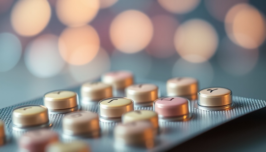 Close-up image of a birth control pill pack with days labeled, related to spotting on birth control.