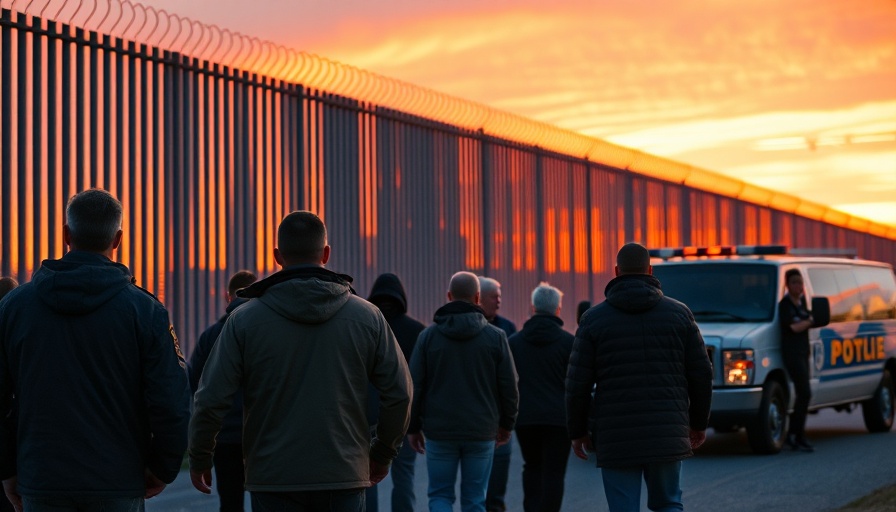 January 23 news: Border patrol scene at sunset