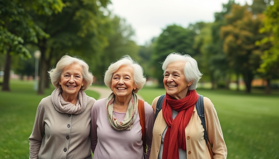 Elderly women walking in a park promoting a daily habit that lowers cancer risk.