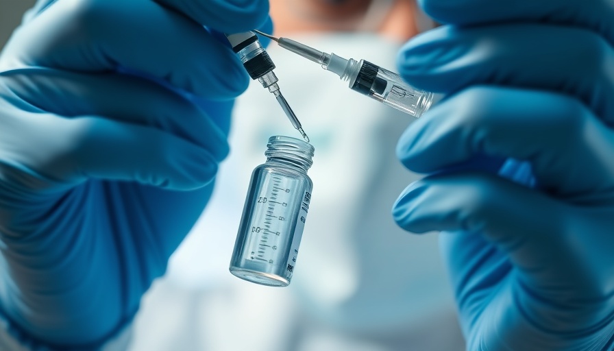 Doctor handling syringe and vial, illustrating vaccine testing rules.