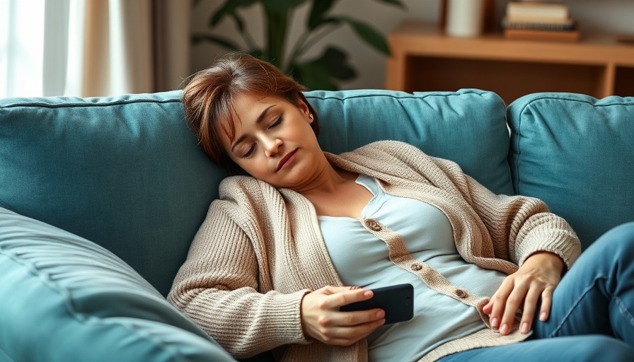 Woman napping on sofa illustrating daytime napping health risks.